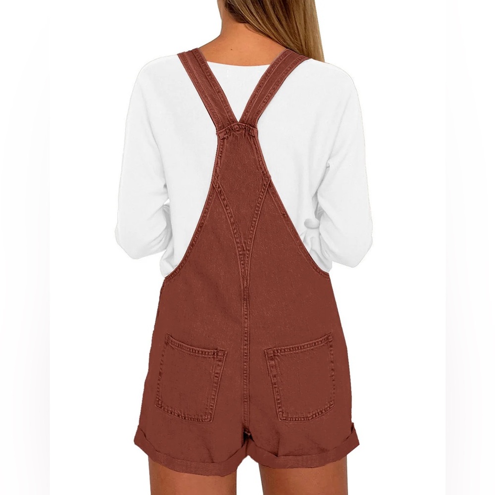 Stylish Rust Overalls - Picture 2 of 8